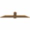 Ekena Millwork Eugene Smooth Timber Gable Bracket, Western Red Cedar, 60"W x 15"H x 1 1/2"D x 5 1/2"F, 6/12 Pitch GBW060X15X0206EUG00SWR - alternate 3